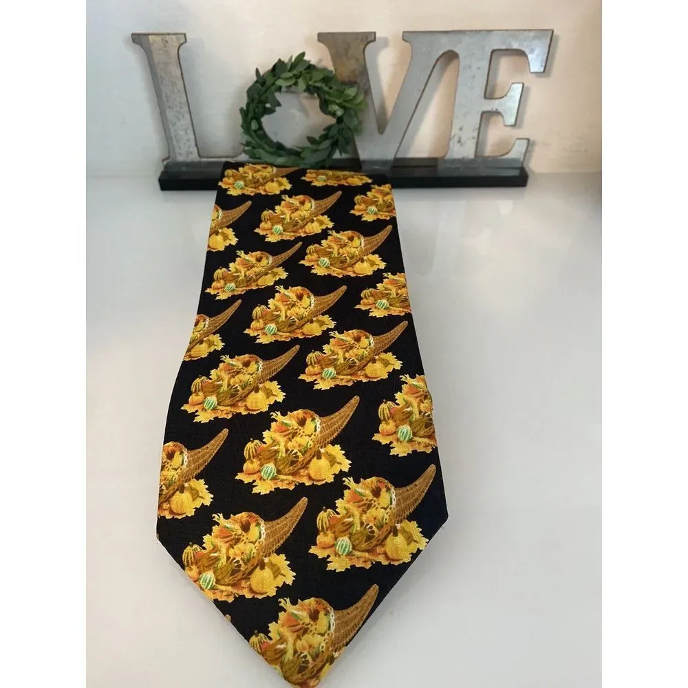 Wild Ties Cornucopia Repeat Vintage Men's 4